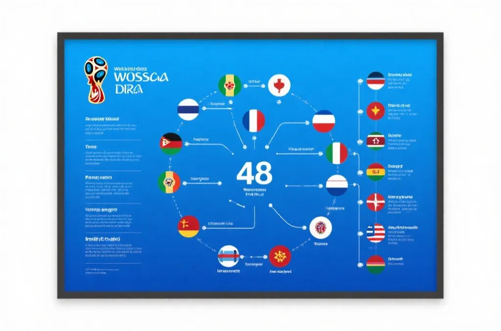 2026世界杯赛制示意图